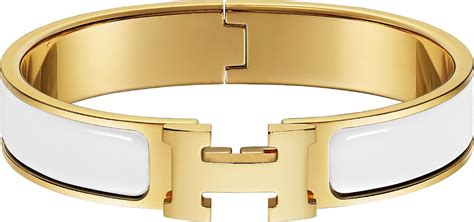 hermes clic h bracelet white|Hermes h bracelet usa.